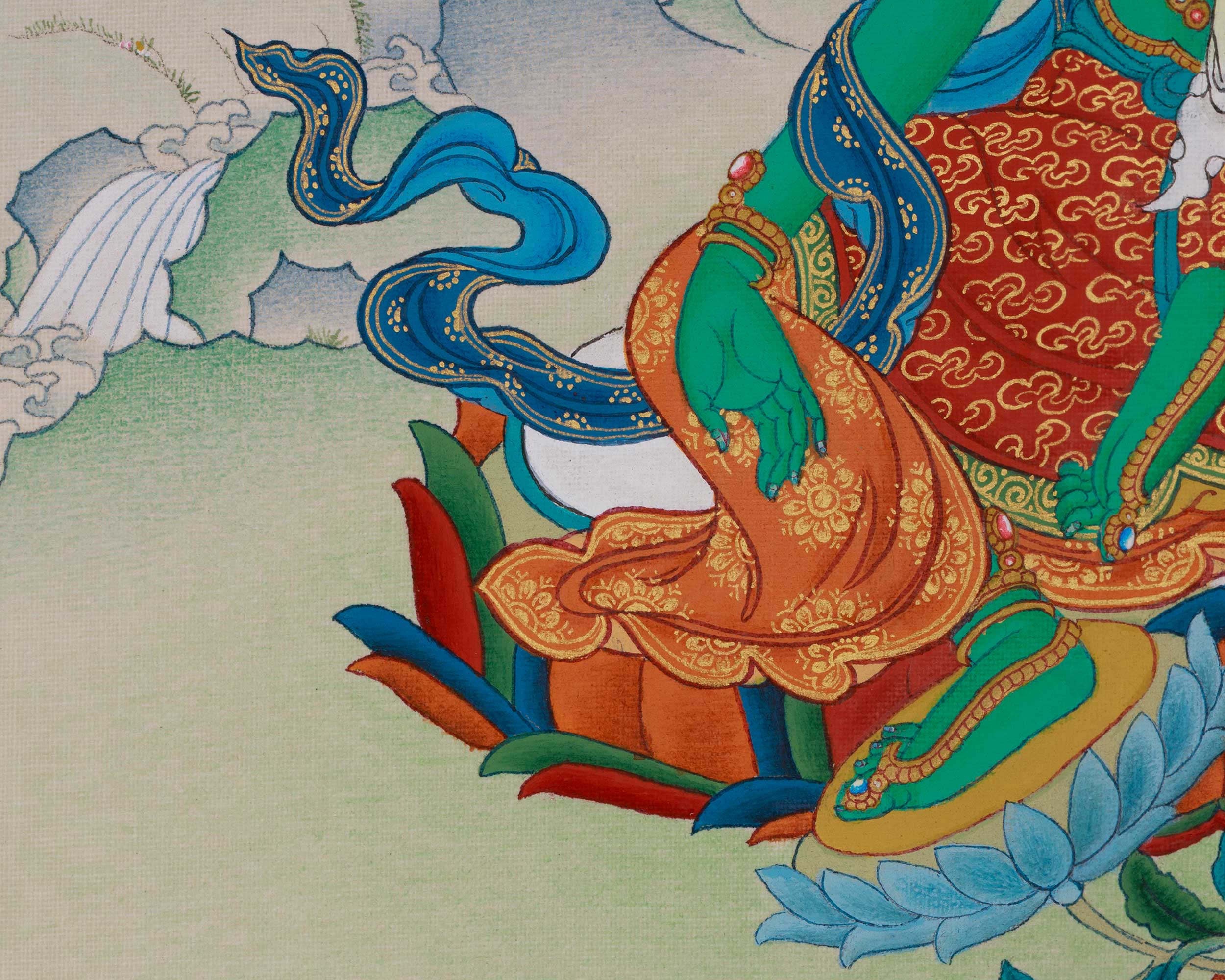 Green Tara Bodhisattva Art | Revered Deities In Tibetan Buddhism | Mother of all Buddhas