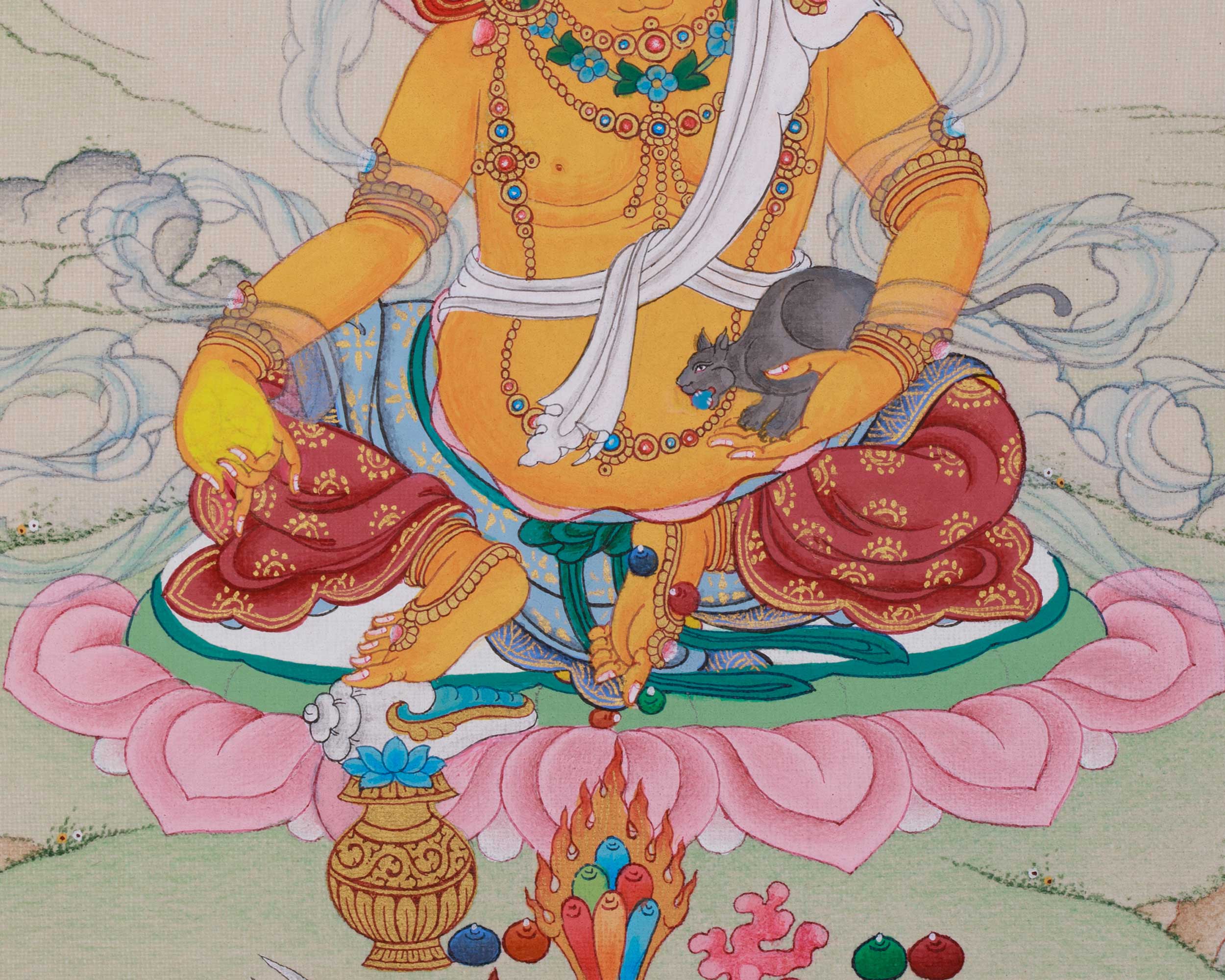 Sacred Art of Dzambhala | A Divine Symbol of Abundance and Prosperity