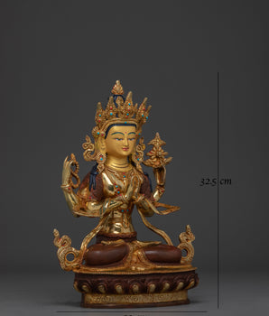 Avalokiteshvara Copper Artwork
