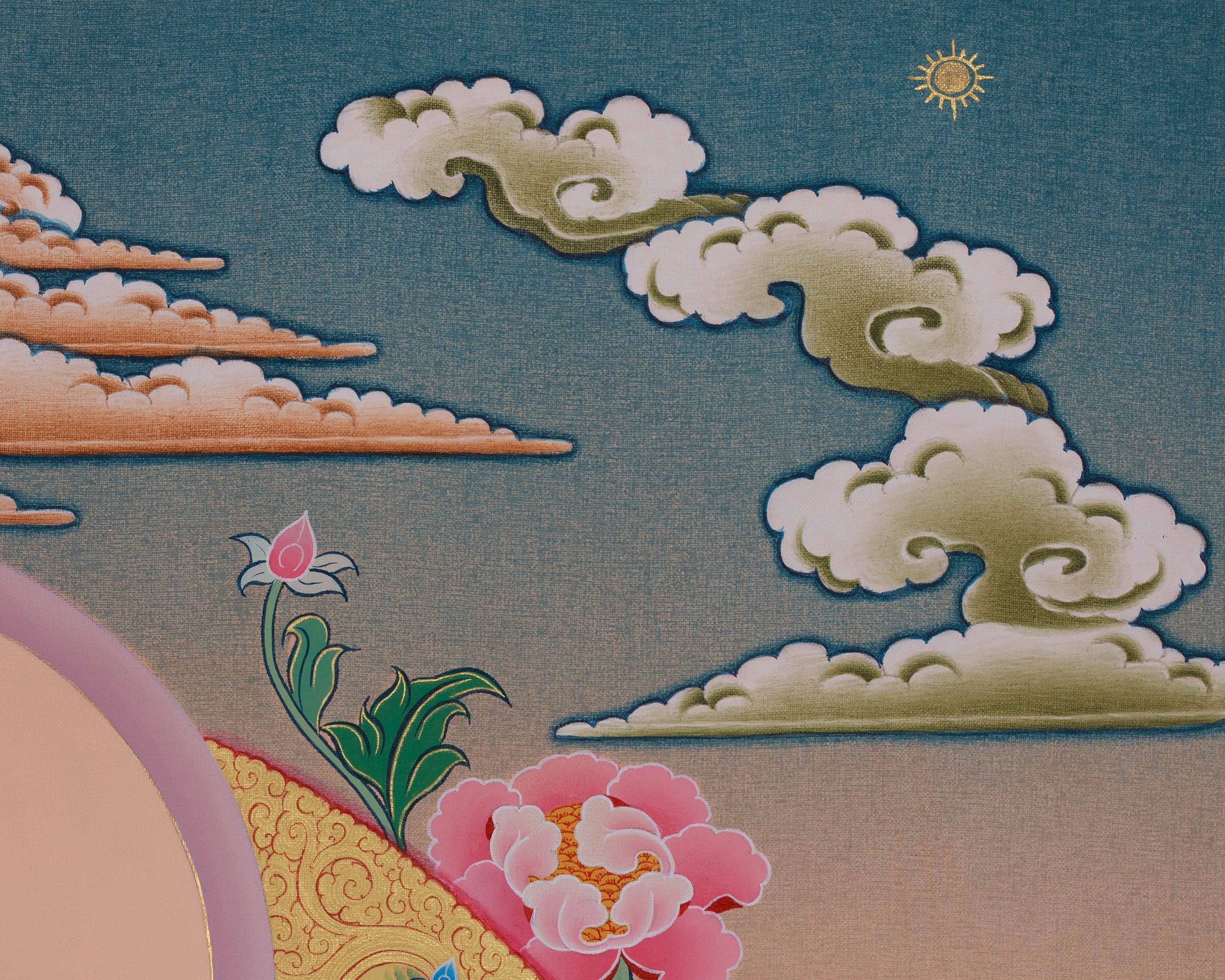 Green Tara Healing and Protection Art | Mother of All Buddhas | Wall Hanging
