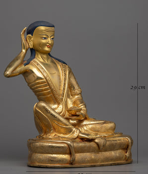 milarepa-copper statue