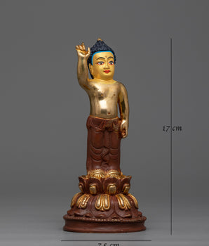 Standing Shakyamuni Buddha Statue | Delve into the Depths of Enlightenment