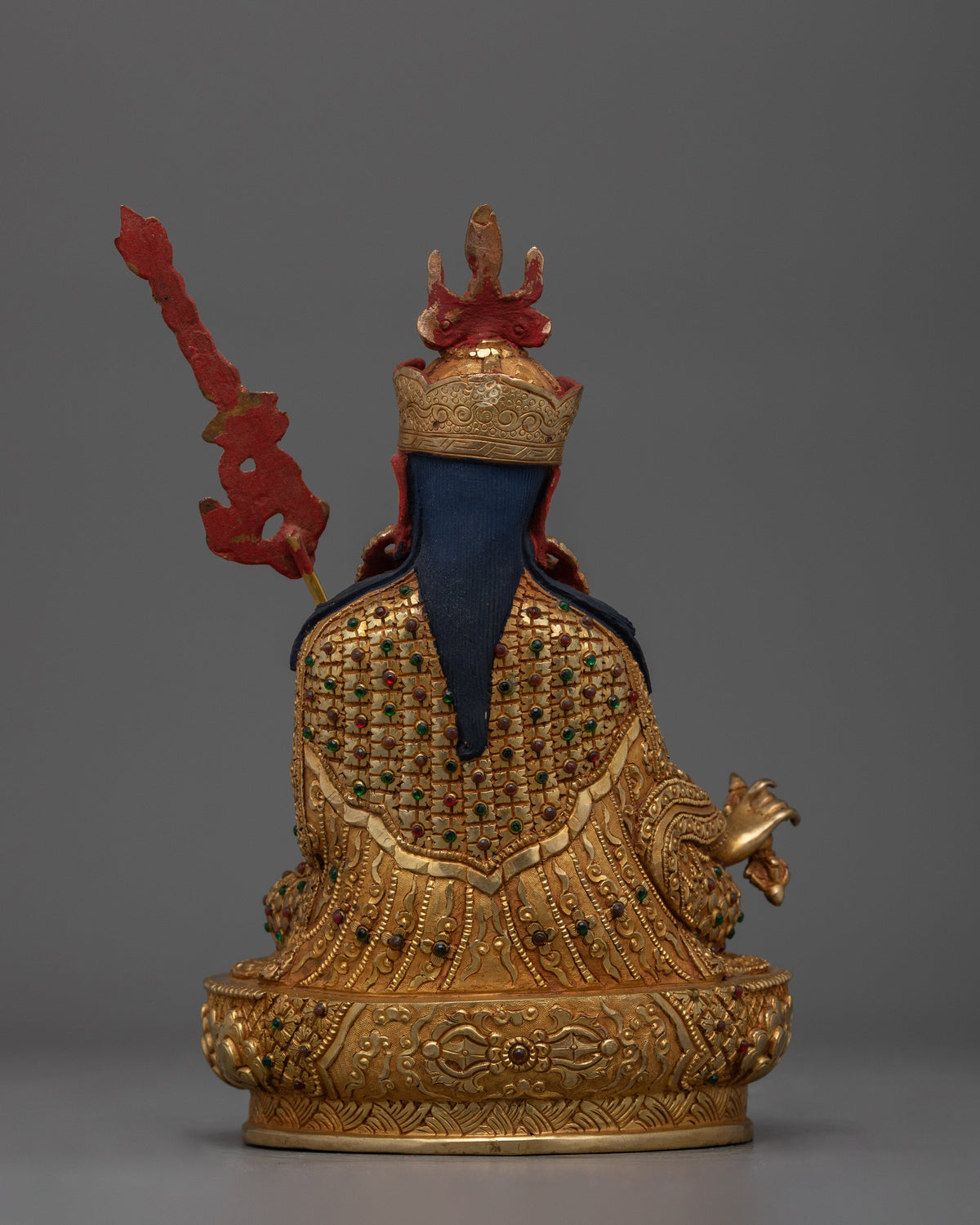 Guru Rinpoche 22cm Small Handmade Statue | Embodiment of Spiritual Wisdom
