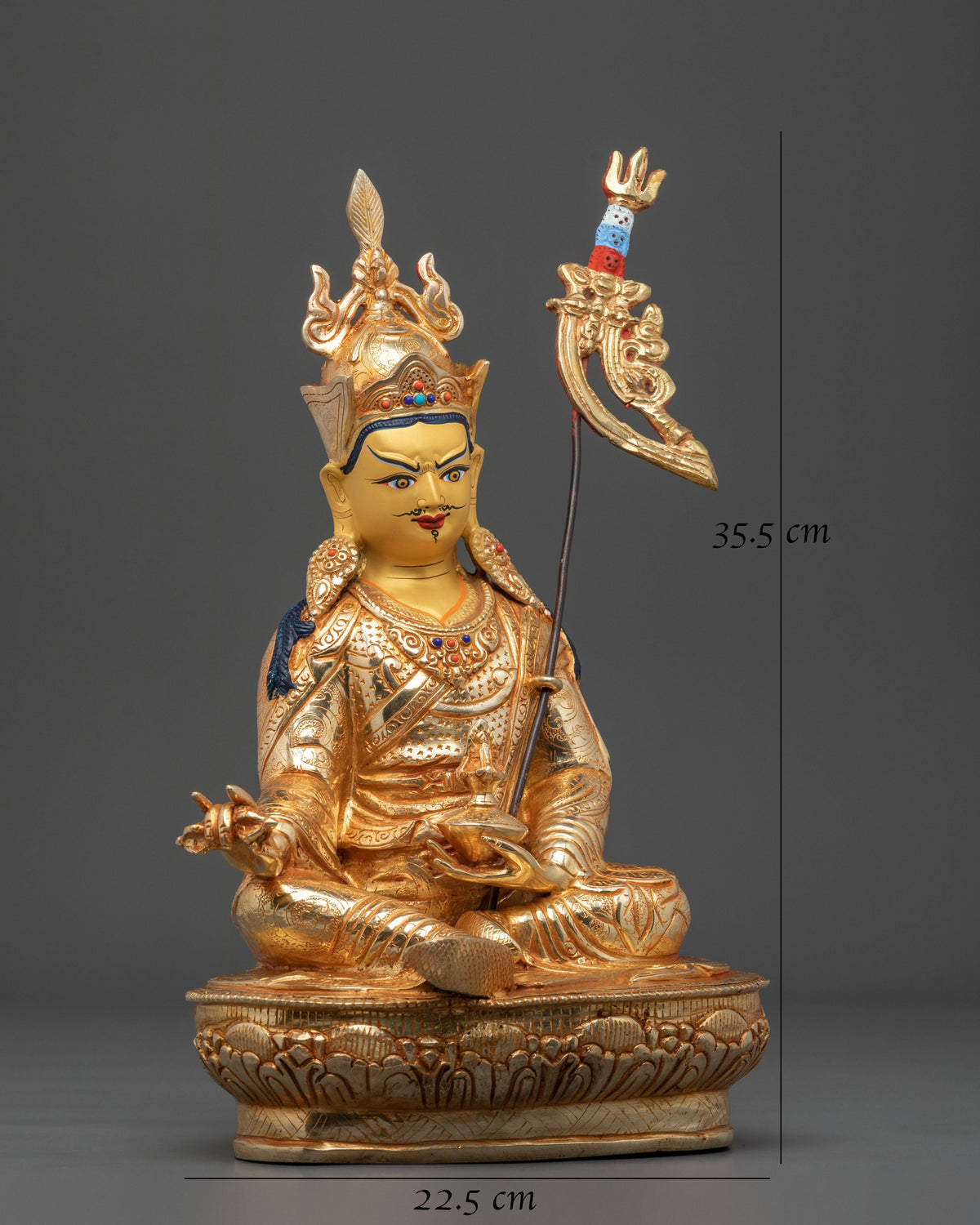 Guru Rinpoche Sacred Figurine | Embodiment of Vajrayana Wisdom