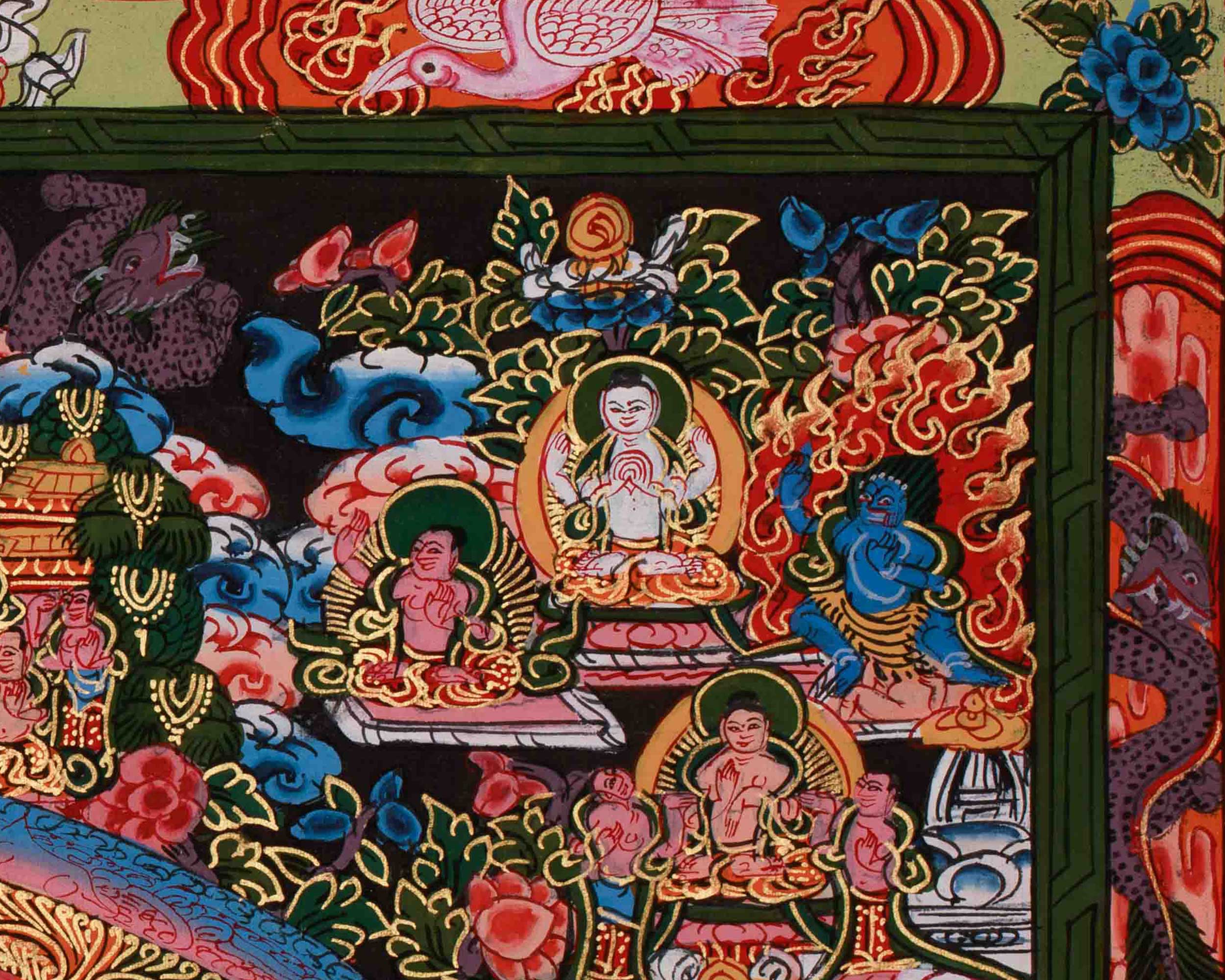 Hand-Painted Mandala Artwork | Representing Wisdom, Harmony, and Enlightenment