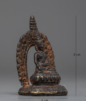 Antique Shakyamuni Buddha Figurine | A Revered Relic of Spiritual Wisdom