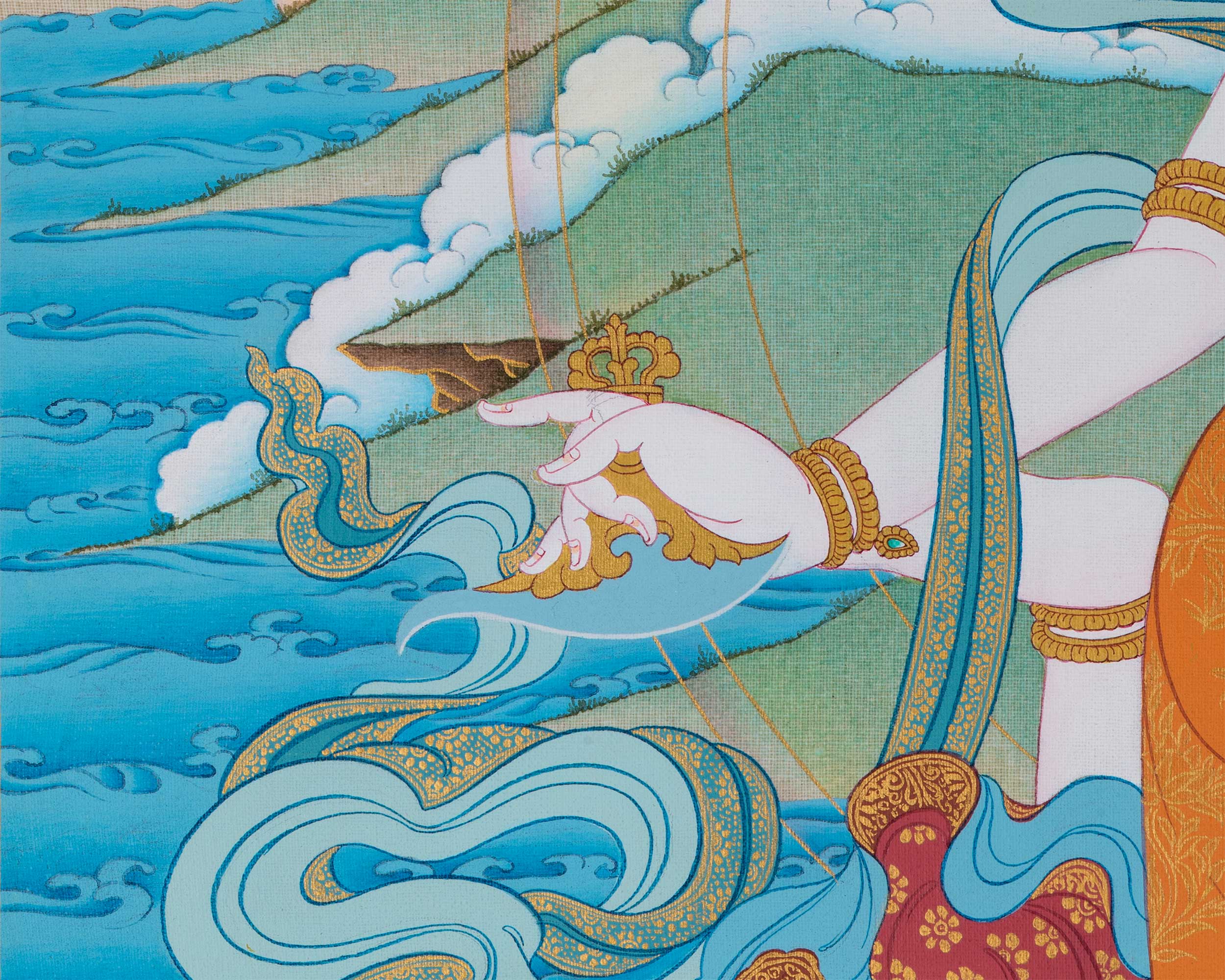 Yeshe Tsogyal Dakini Art Print | The Mother of Tibetan Buddhism | Divine Feminine Energy