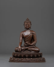 Handcrafted Sacred Shakyamuni Buddha Sculpture