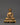 Amitabha Buddha Statue with Gold Plated Antique Finish Copper Body