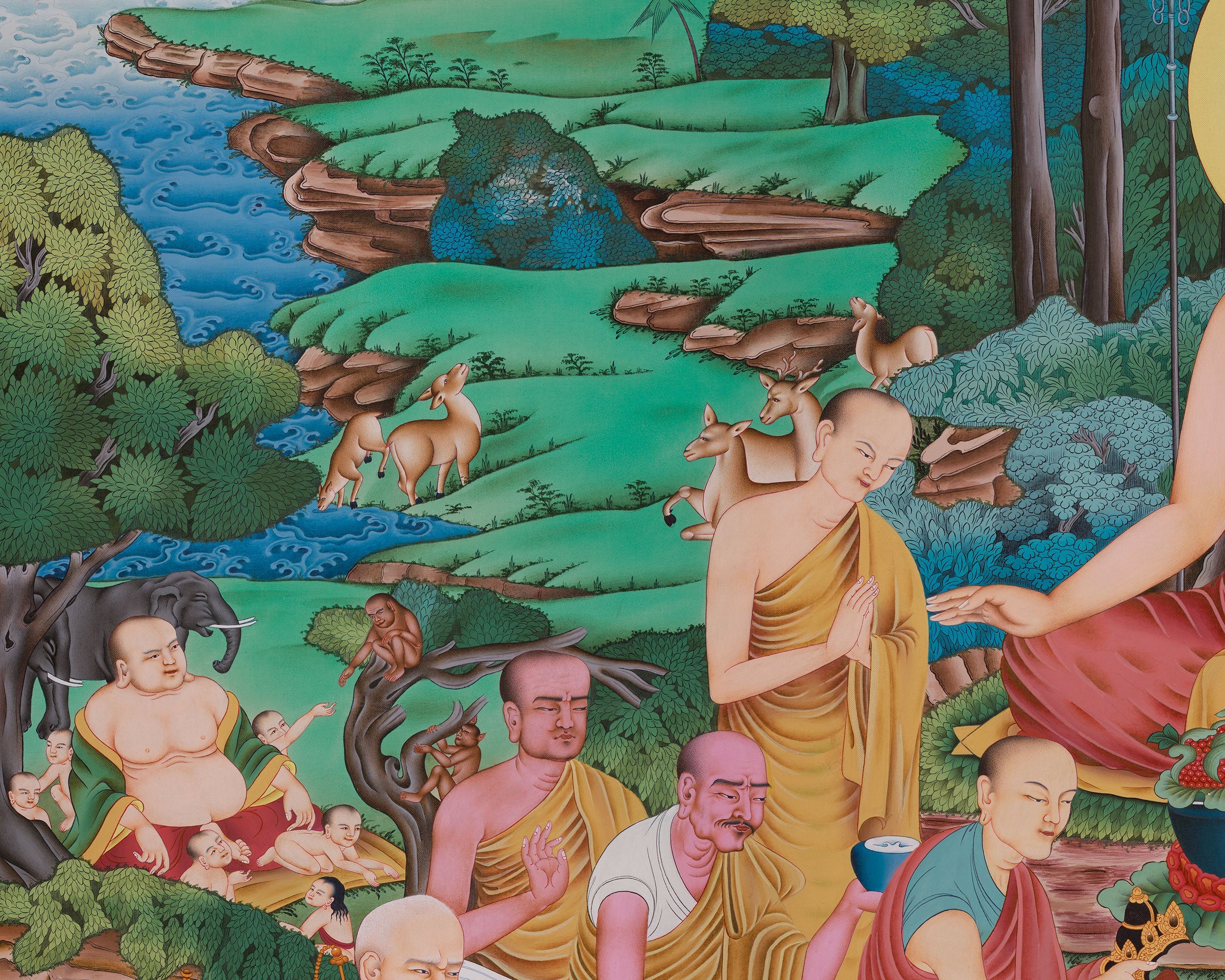 Himalayan thangka of Shakyamuni Buddha | Dharma Teacher