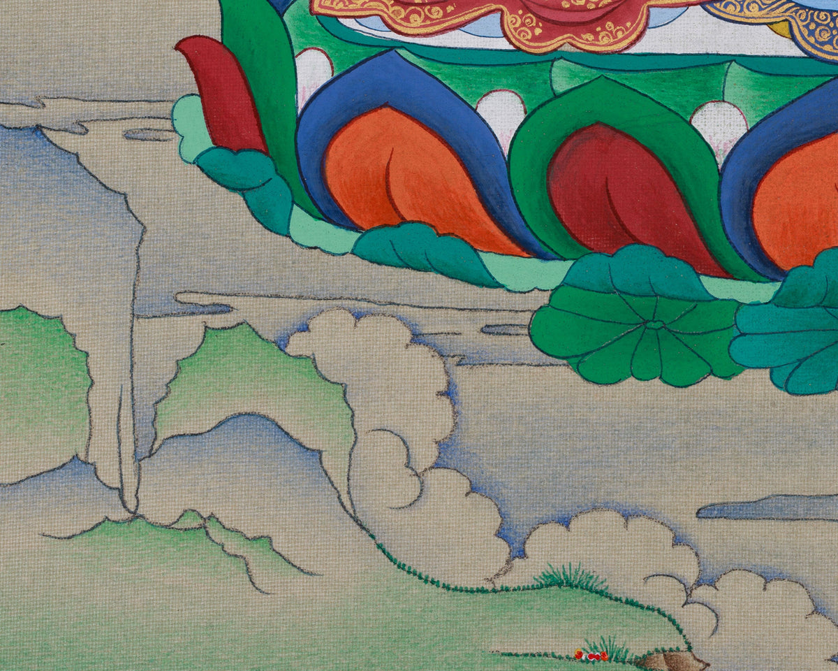 Great Mother Prajnaparamita Thangka | The Supreme Wisdom Goddess