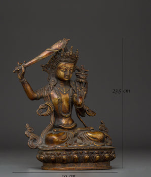 Ultimate Wisdom Bodhisattva Manjushri Statue