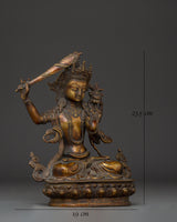 Ultimate Wisdom Bodhisattva Manjushri Statue