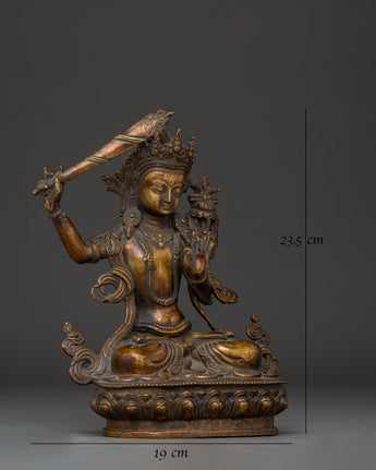 Ultimate Wisdom Bodhisattva Manjushri Statue