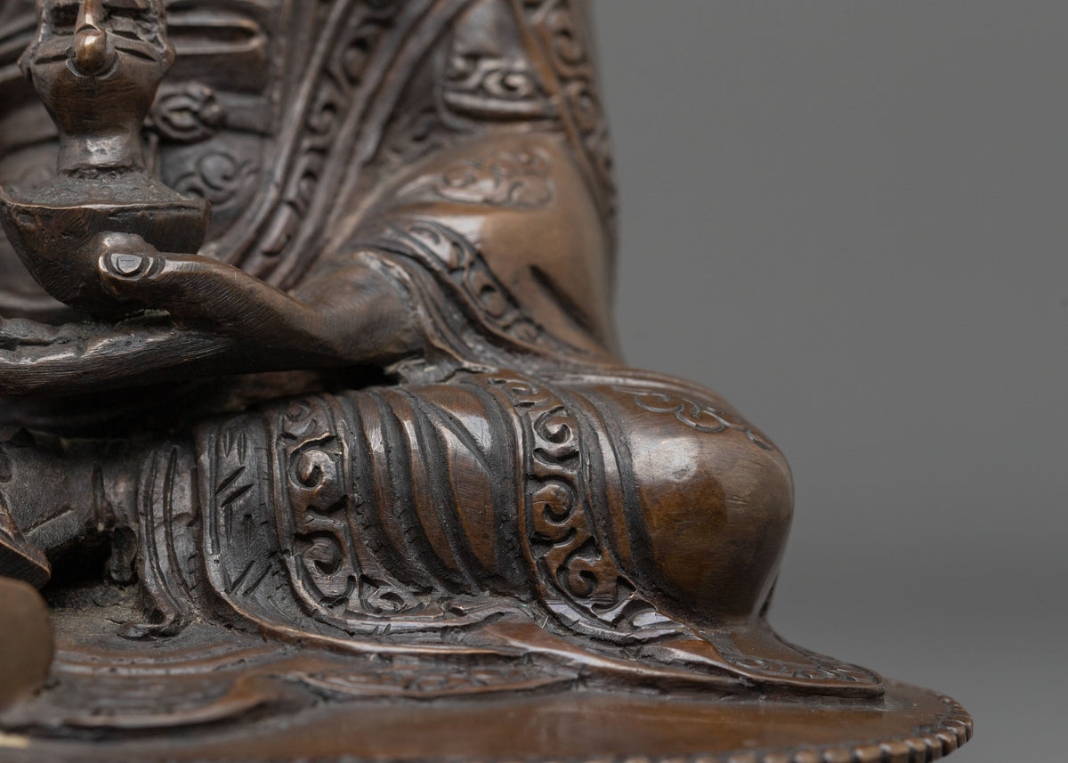 Handmade Padmasambhava Sculpture  | Spiritual Home Decor