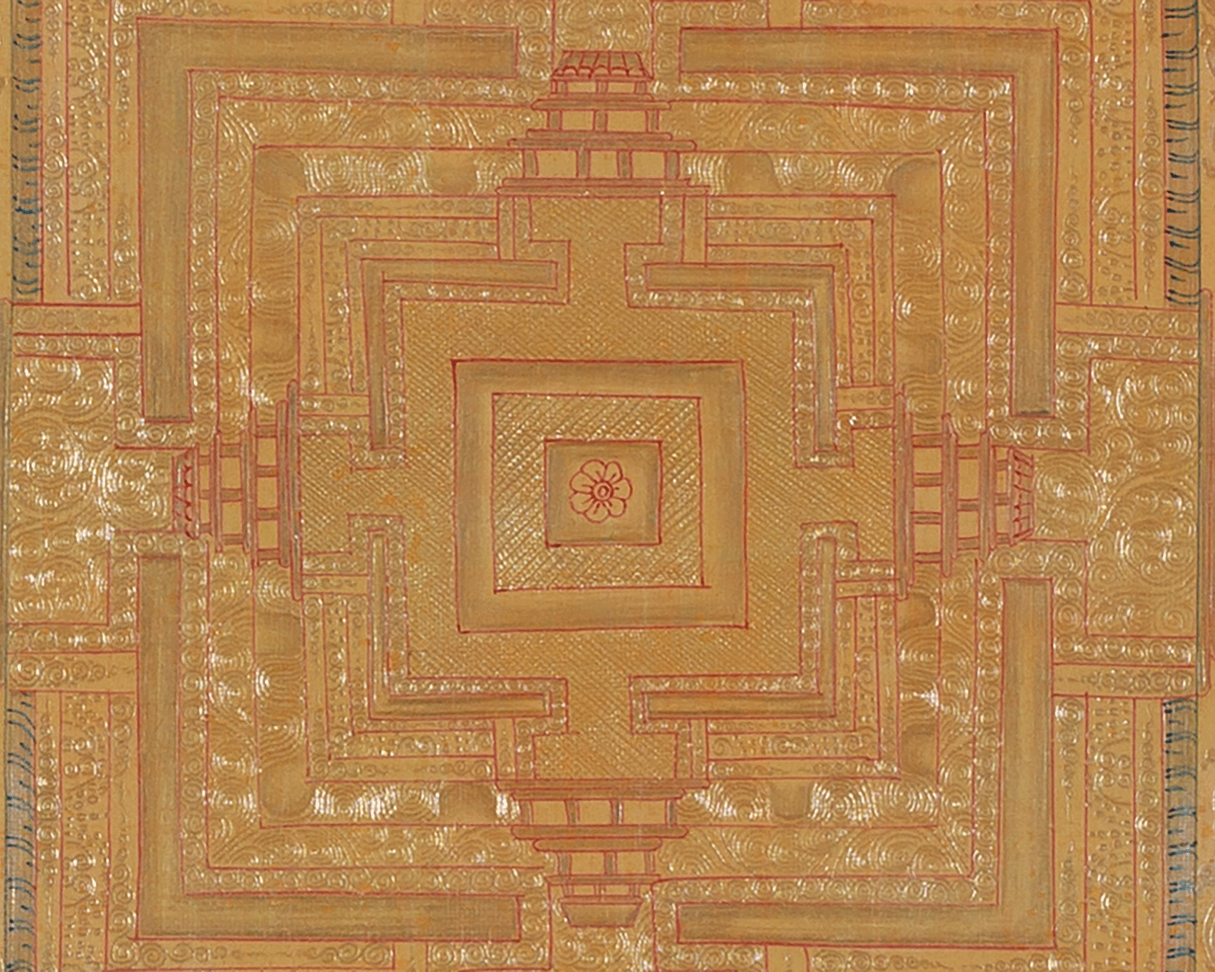 Spiritual Buddhist Kalachakra Mandala | Meditation, Harmony, and Enlightened Wisdom