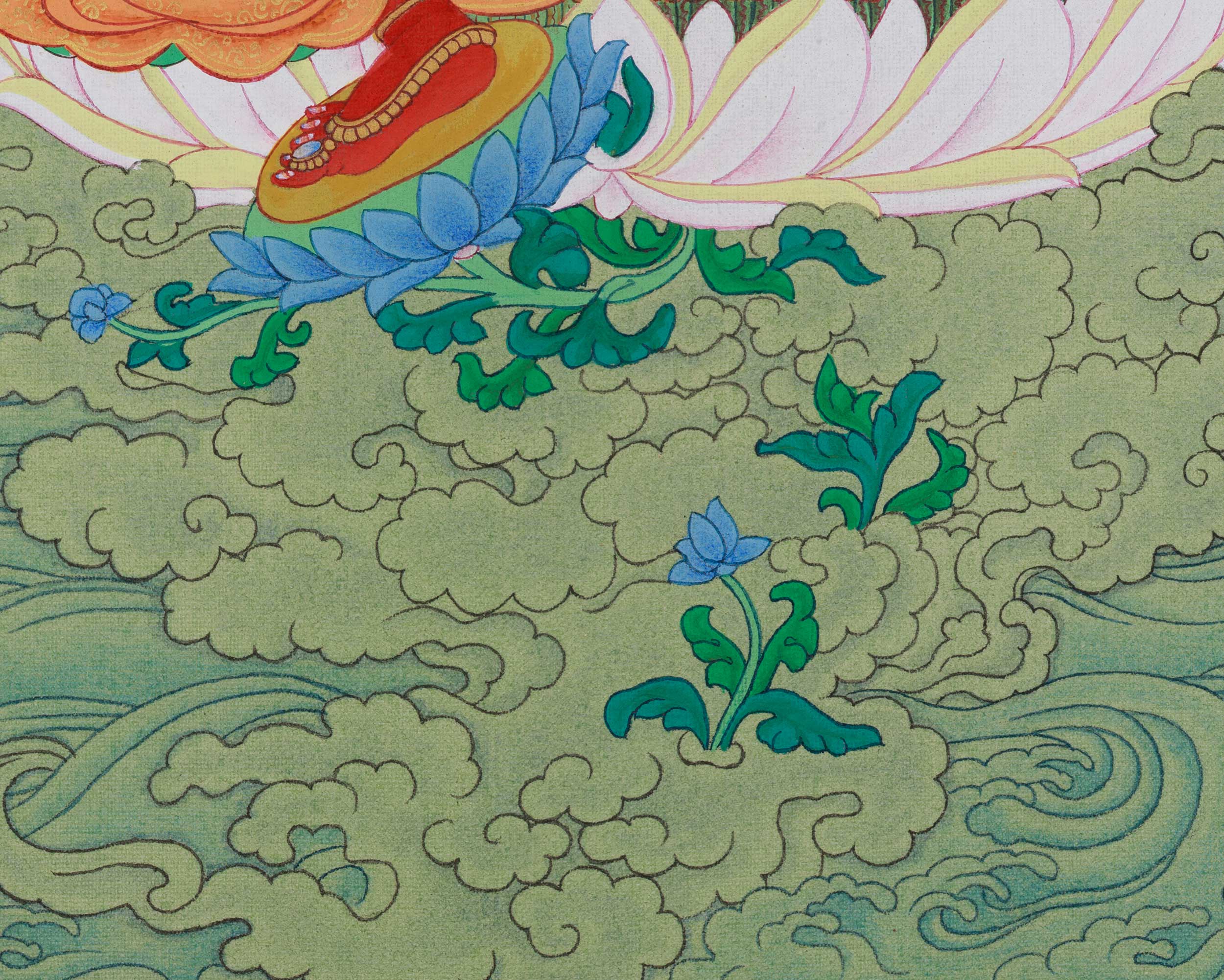 Vajrayana Red Tara Art | Female Buddha of Power and Magnetism