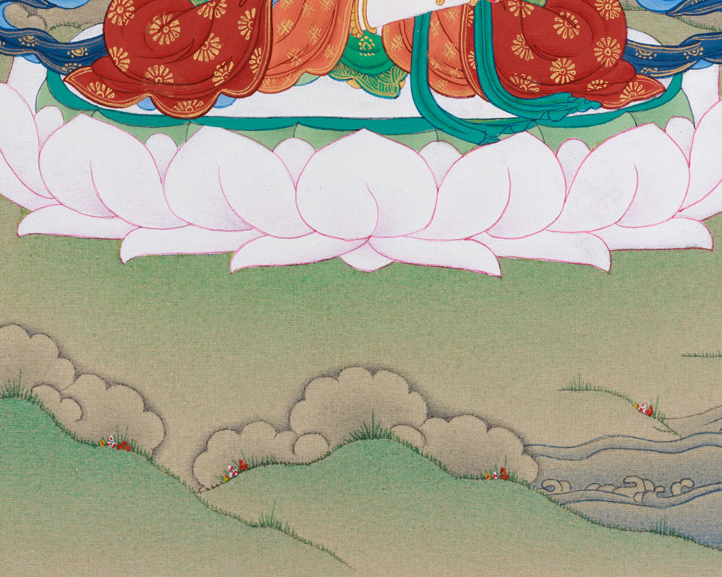 Divine Purifier Deity Vajrasattva Thangka | Dorje Sempa Art