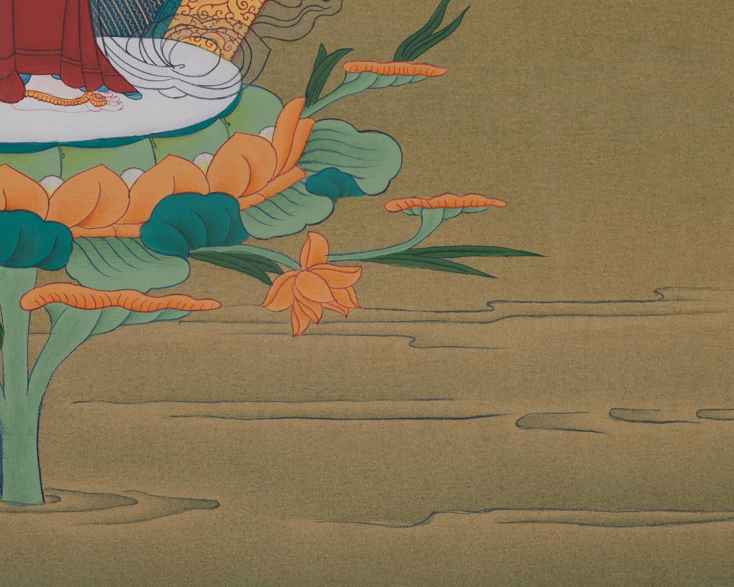1000 Armed Chenrezig Tibetan Thangka | Revered Bodhisattva of Infinite Compassion