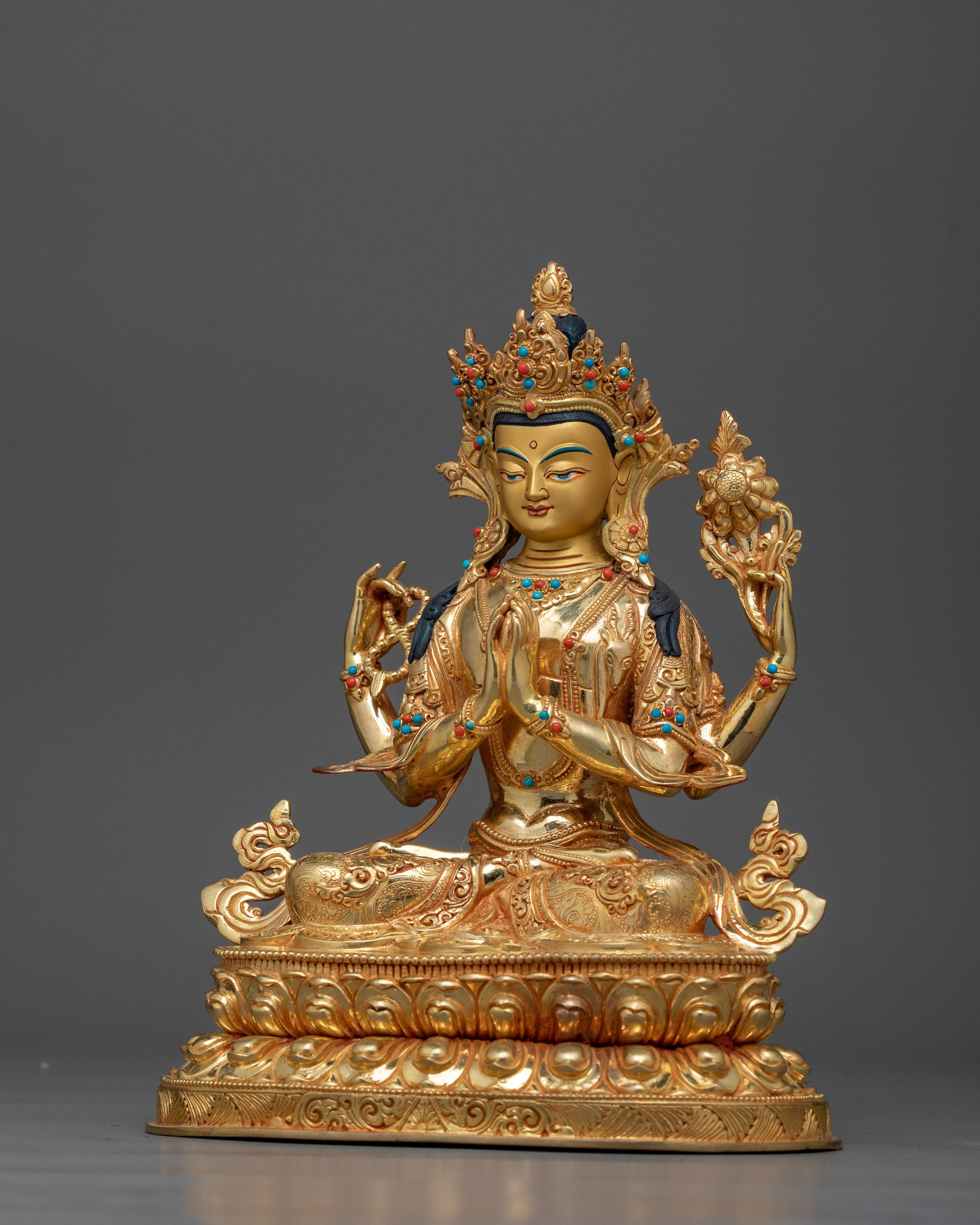 chenrezig-gemstones-decorated