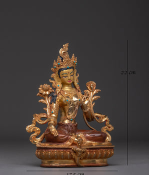 Sacred Bodhisattva Green Tara Artwork