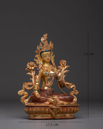 Sacred Bodhisattva Green Tara Artwork