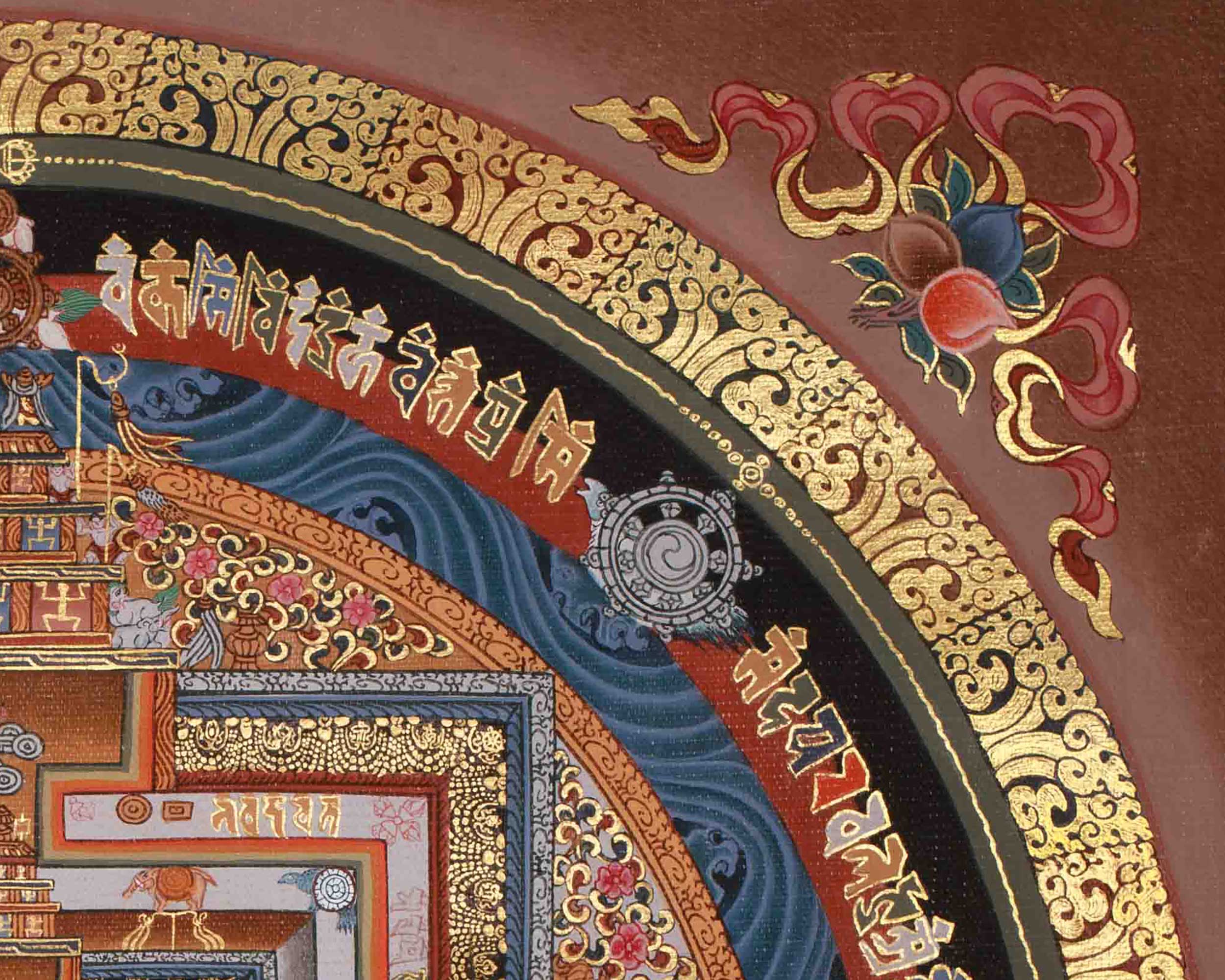Dharma Art Kalachakra Mandala | Representing Cosmic Harmony and Enlightenment