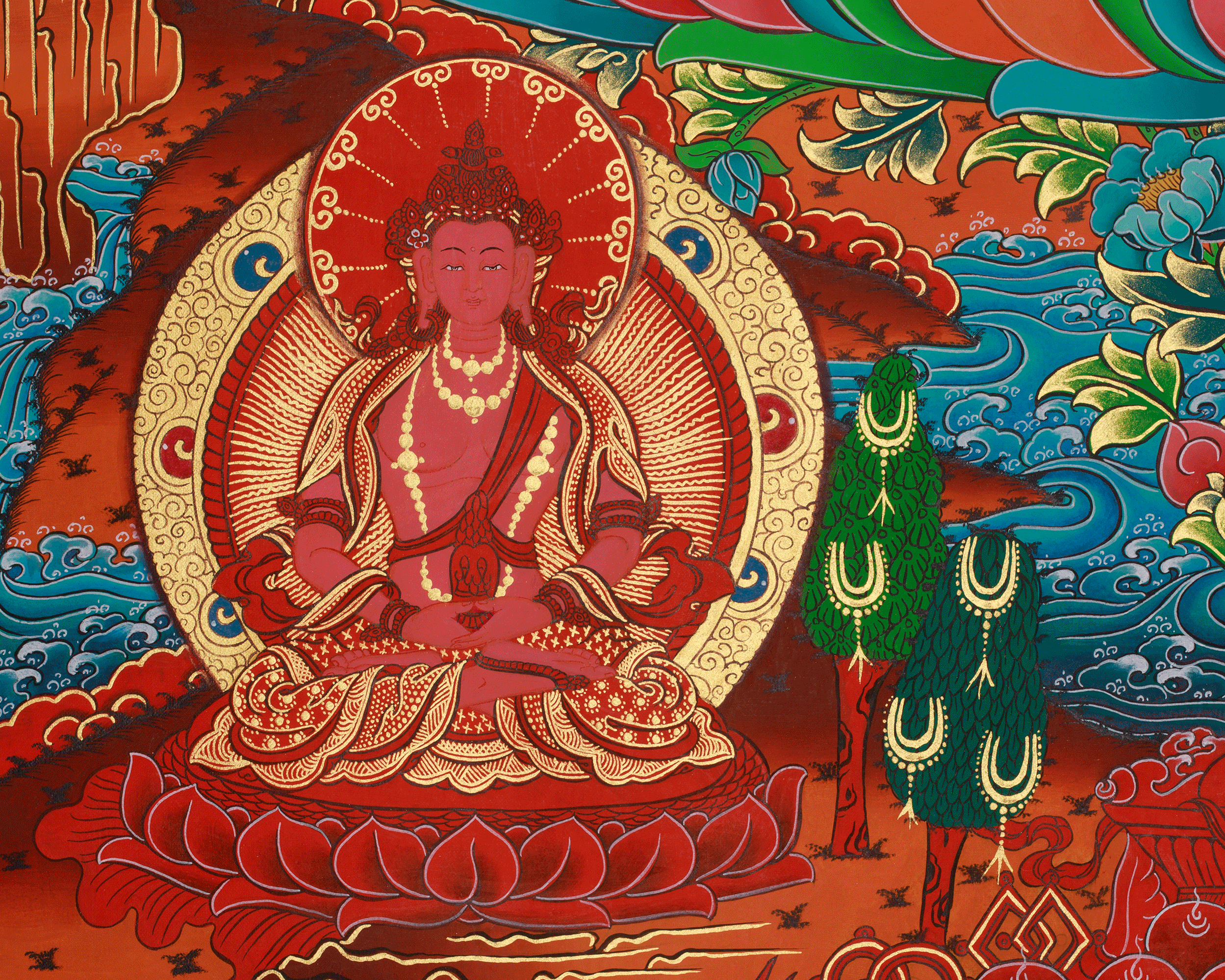 White Tara Healing Deity Thangka | Longevity, Compassion, and Peaceful Protection Art