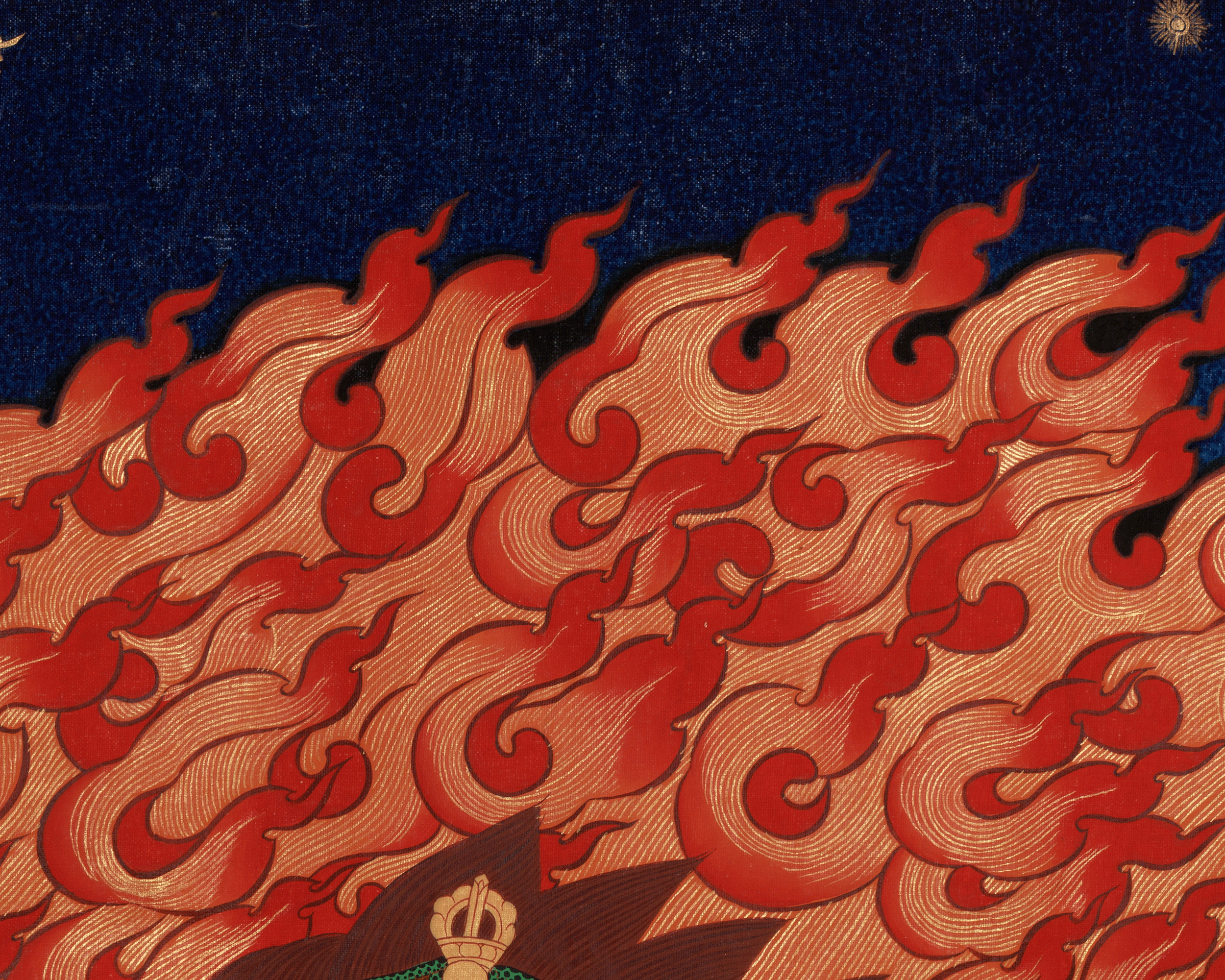 Vajrapani Spiritual Thangka | Revered as a Protector of the Buddha