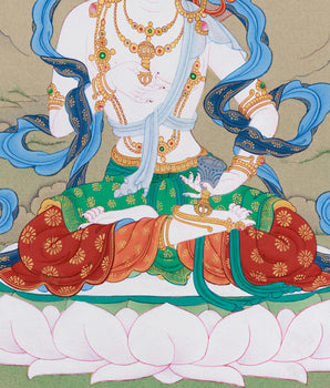 Divine Purifier Deity Vajrasattva Thangka | Dorje Sempa Art