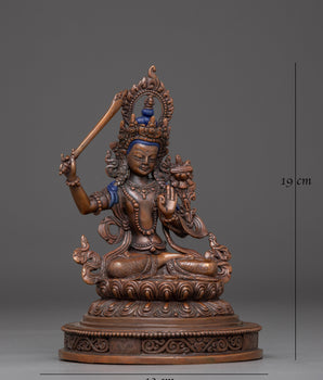 Statue of Manjushri: Symbol of Wisdom and Enlightenment