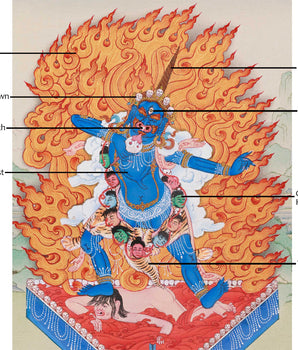 Wrathful Ekajati Thangka | One-Eyed Guardian Deity of Enlightenment