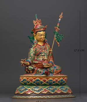 Master of Transformation Guru Rinpoche | Spiritual Sculpture from Nepal