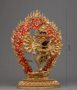 Hevajra Statue | Traditionally Crafted with his Consort