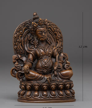 Revered Buddhist Wealth Deity Dzambhala Statue 