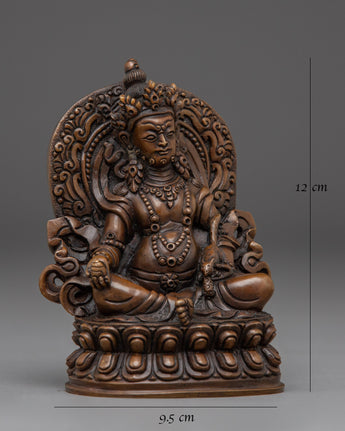 Revered Buddhist Wealth Deity Dzambhala Statue 