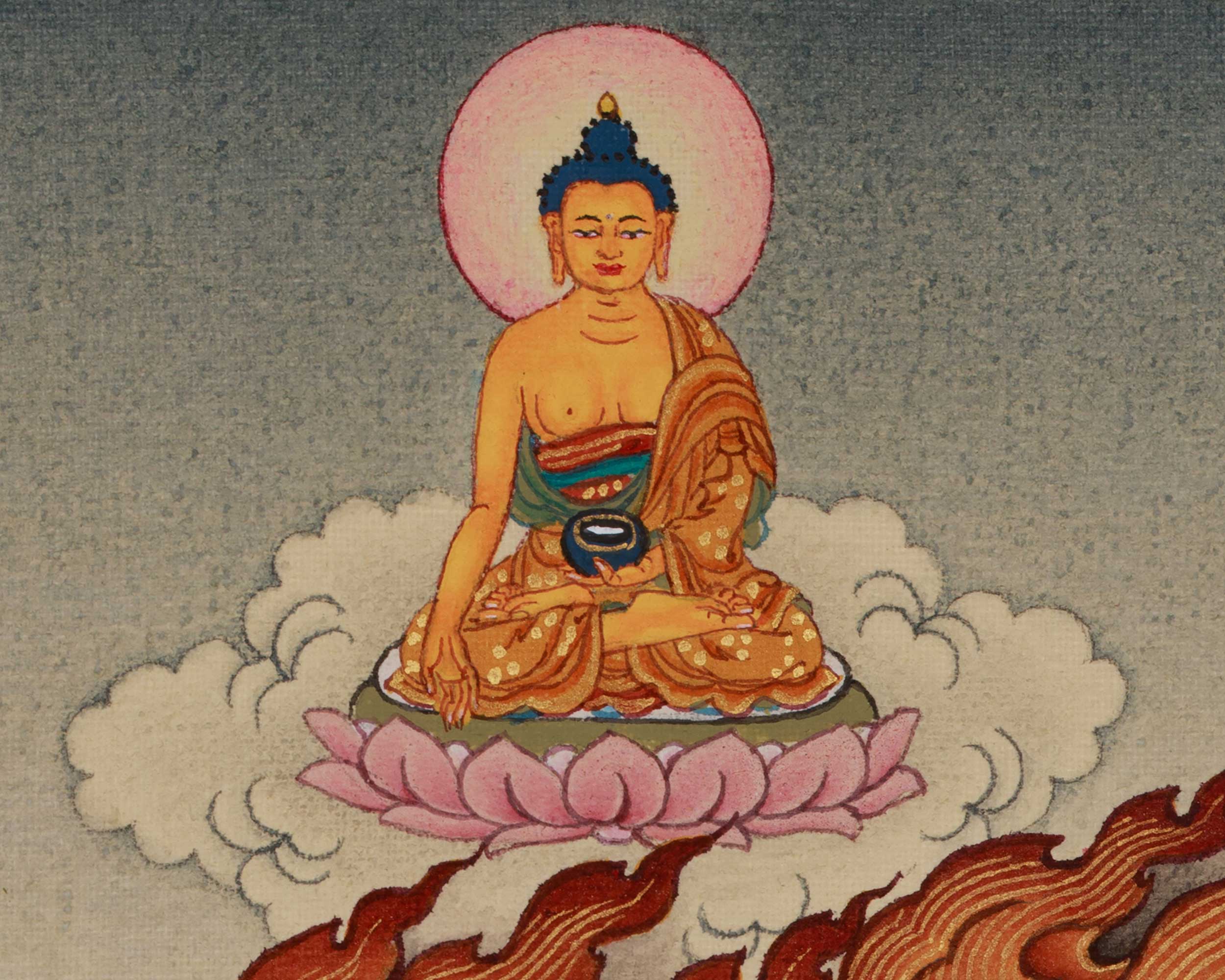 Tibetan Vajrapani Art | Holder of the Thunderbolt | Protector of The Buddha