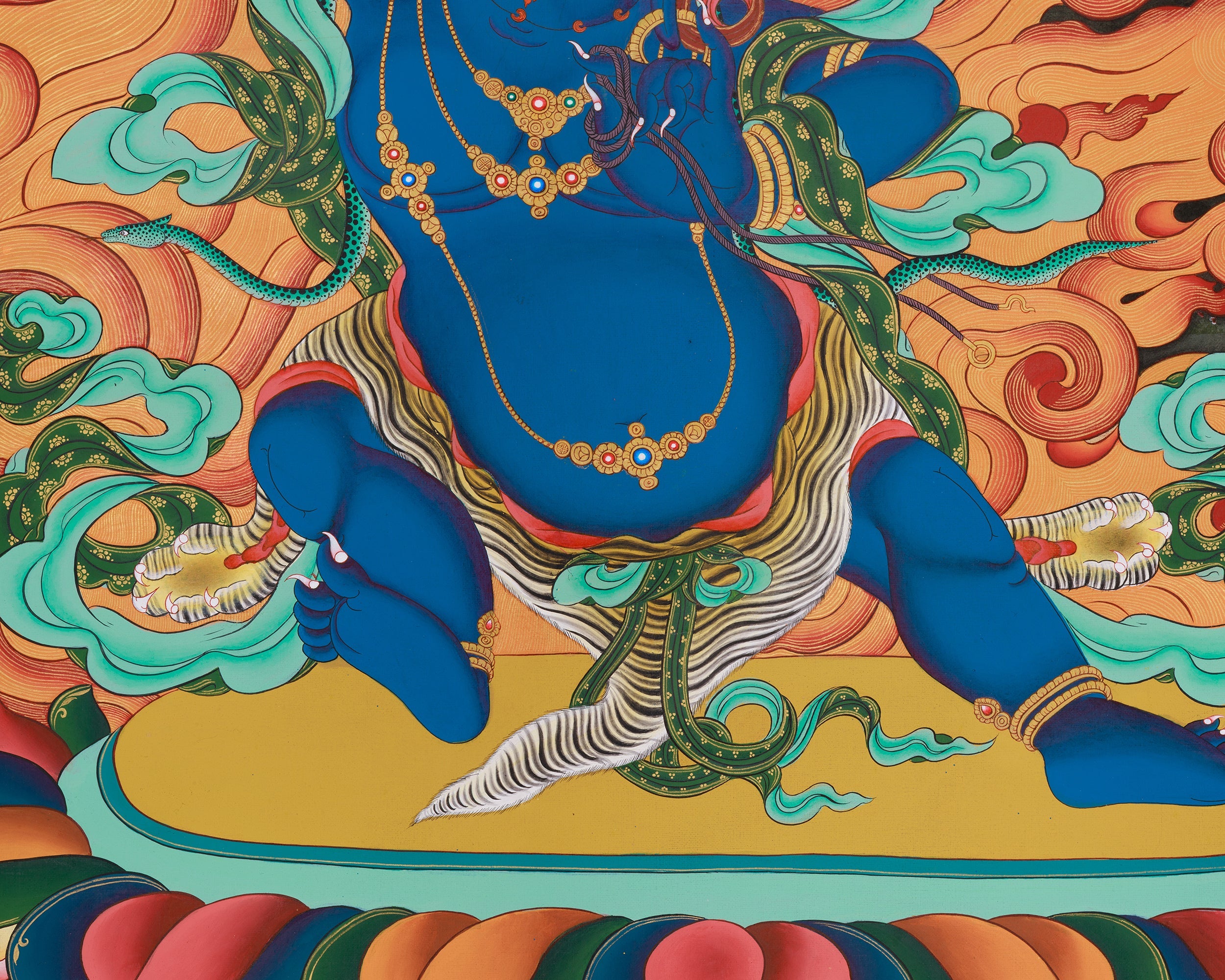 Vajrapani Spiritual Art | Fearless Wisdom | Wrathful Deity