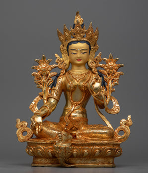 buddhist-green-tara-sculpture