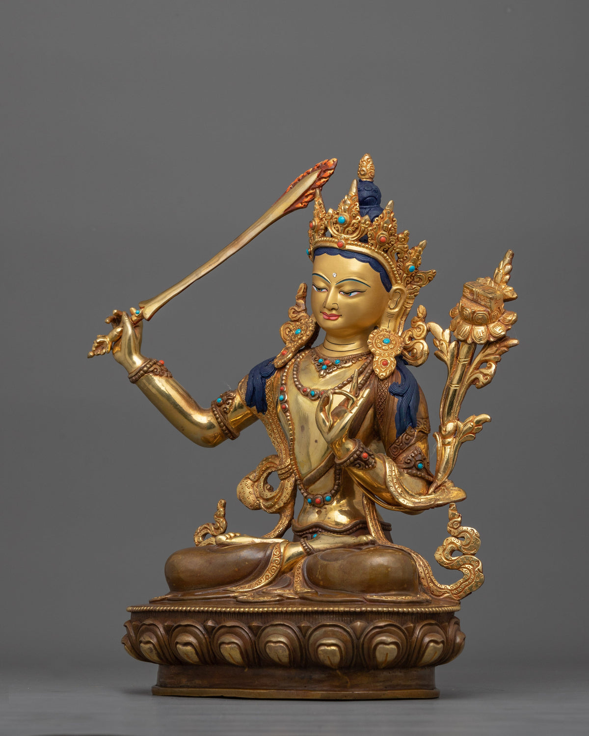 Ocean of Wisdom Manjushri Statue | Symbol of Power, Knowledge and Spiritual Insight