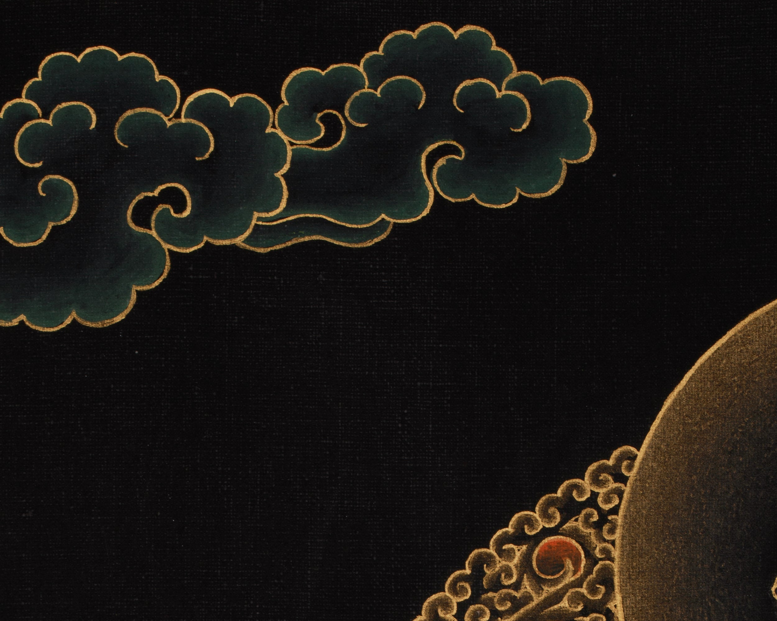 Hand-Painted  Guru Rinpoche Thangka | Embodiment of Wisdom and Compassion