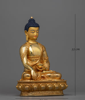 The Awakened Shakyamuni buddha | Symbol of Enlightenment and Spiritual Evolution