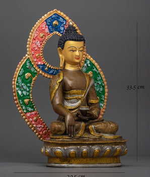 Shakyamuni Buddha Handcrafted Enlighten Teacher Statue | Essence of Wisdom