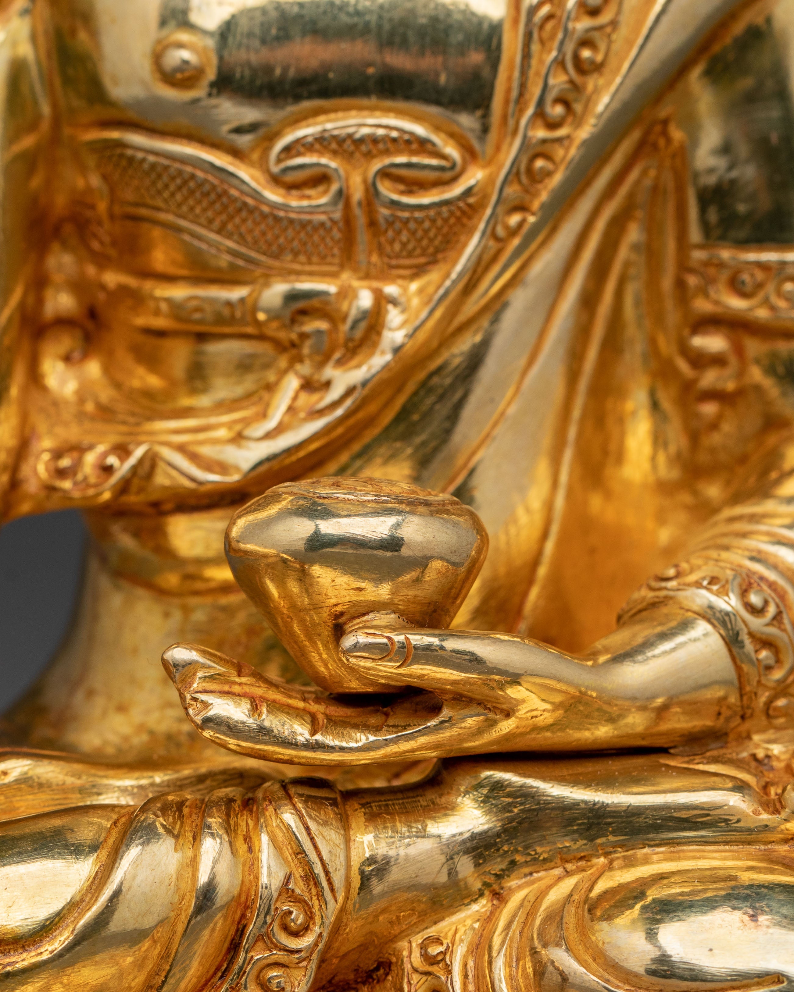 Shakyamuni Buddha Golden Statue | Spiritual Decor