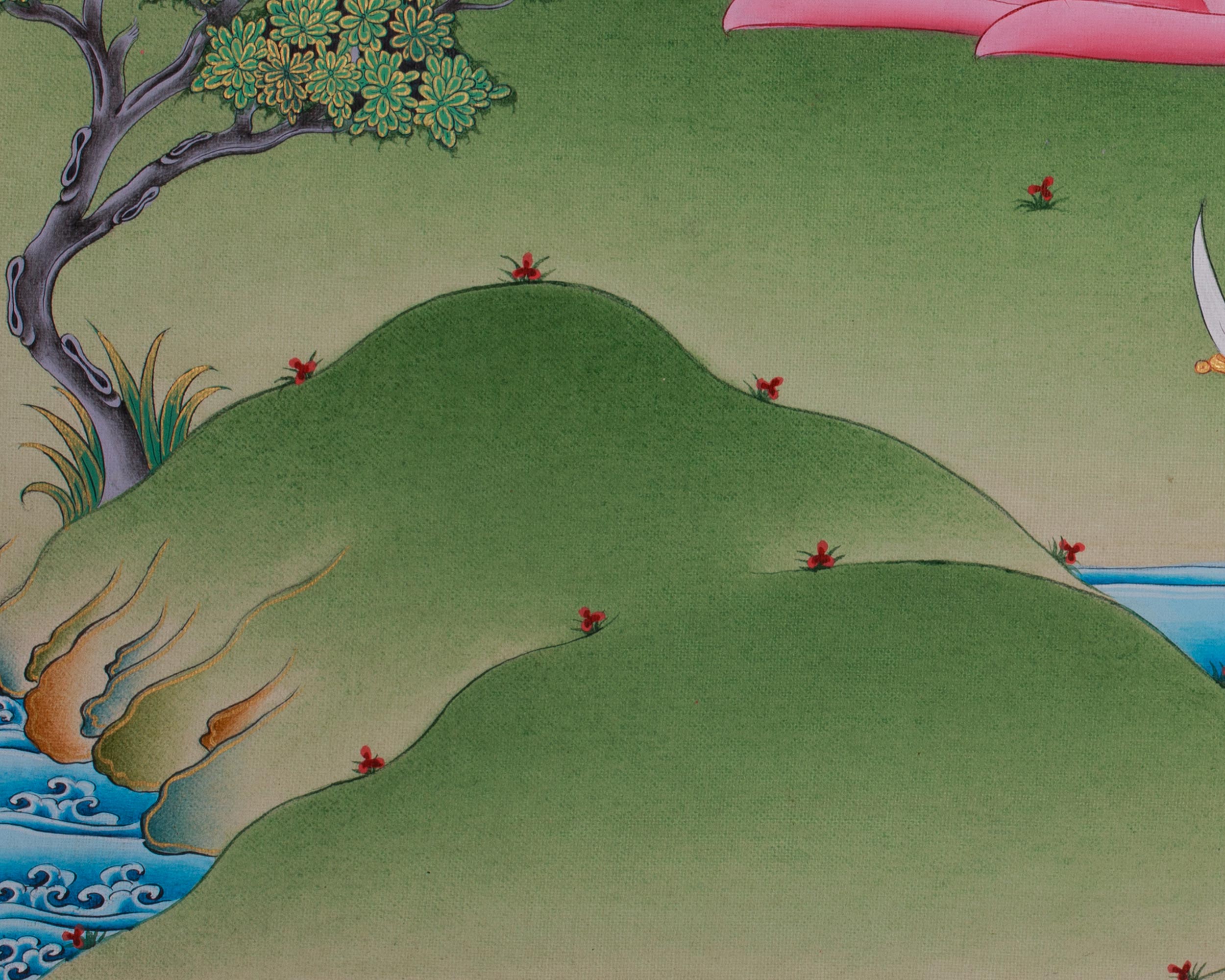 Traditional Amitabha Buddha Art | Boundless Compassion | Meditation Altar