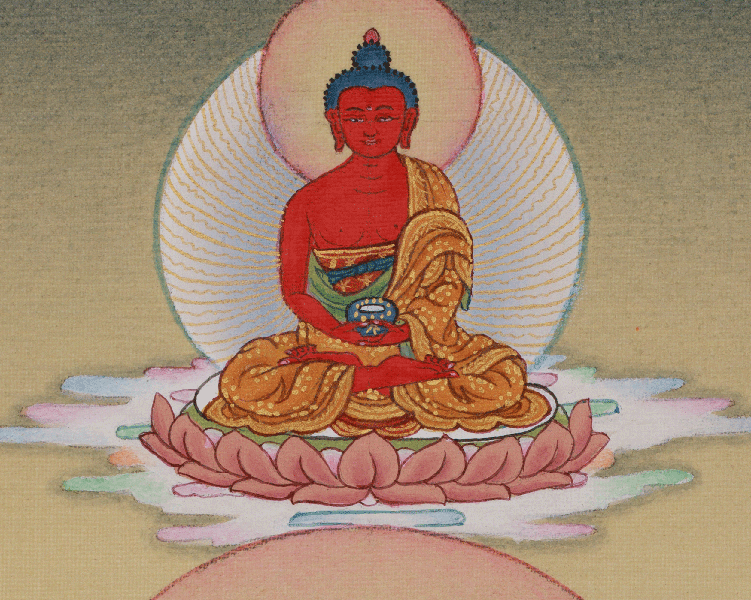 Hand Painted Green Tara Thangka | Compassion, Protection, and Swift Blessings