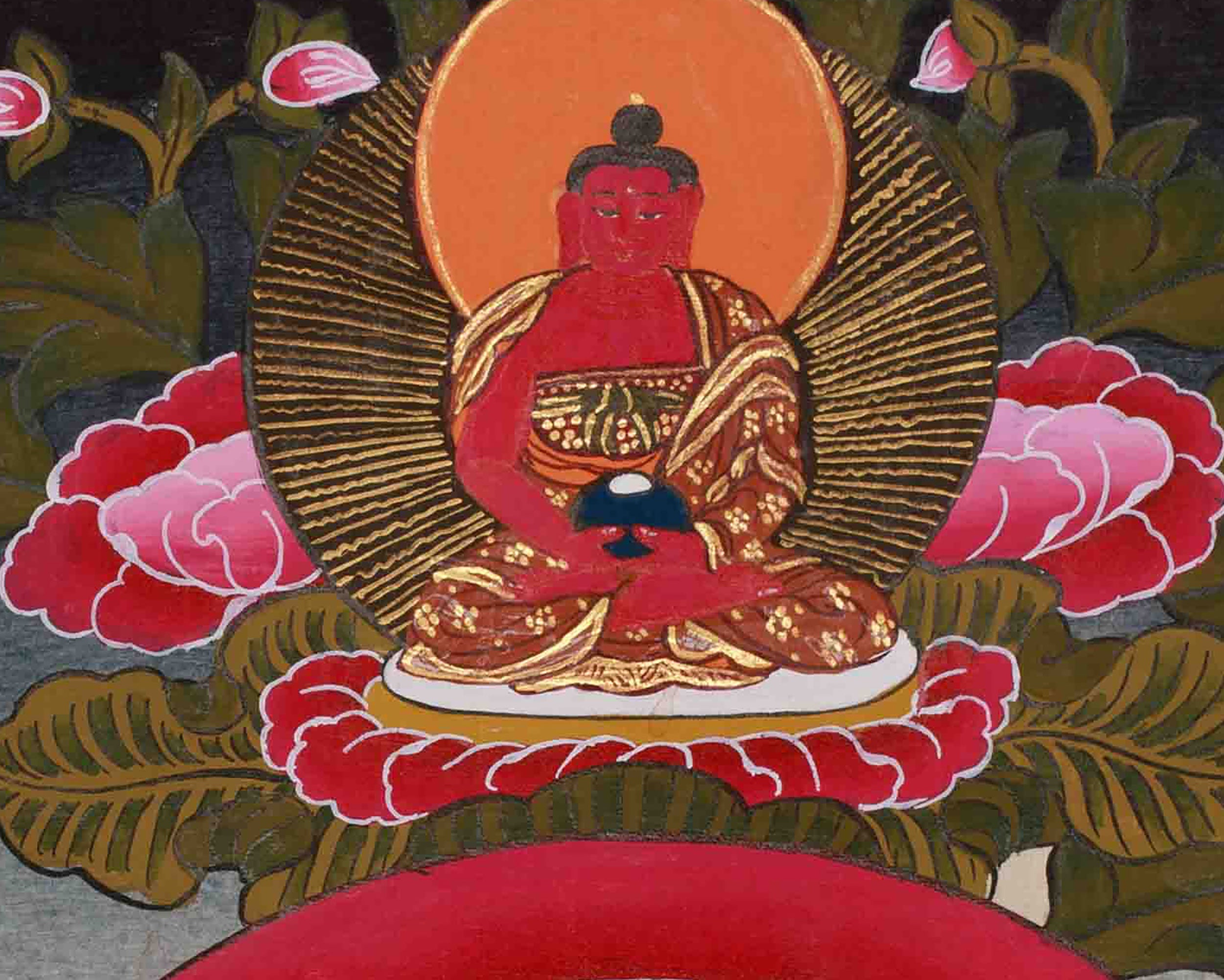 Chenrezig Bodhisattva Art | Hand Painted Avalokiteshvara Compassion Thangka