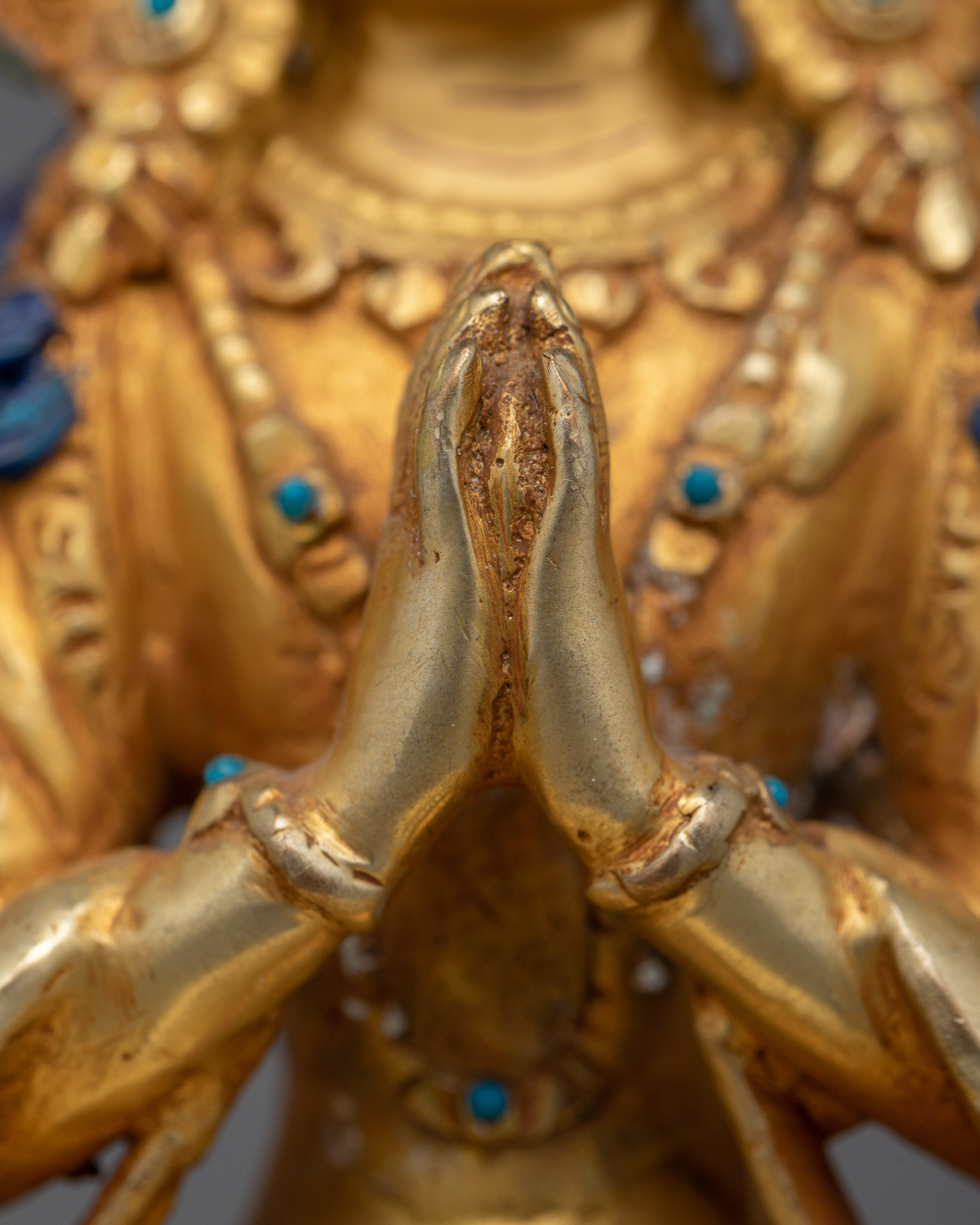 A Lord Who Gazes Down With Compassion Chenresig Statue | Representing his Ability to Grant the Ultimate Happiness