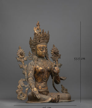 antique-green-tara-statue
