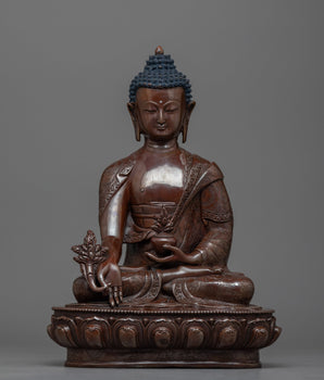 Medicine Buddha Copper Statue